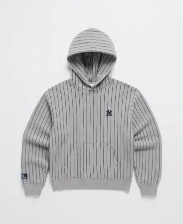 Heather Madhappy Yankees Pinstripe Hoodie